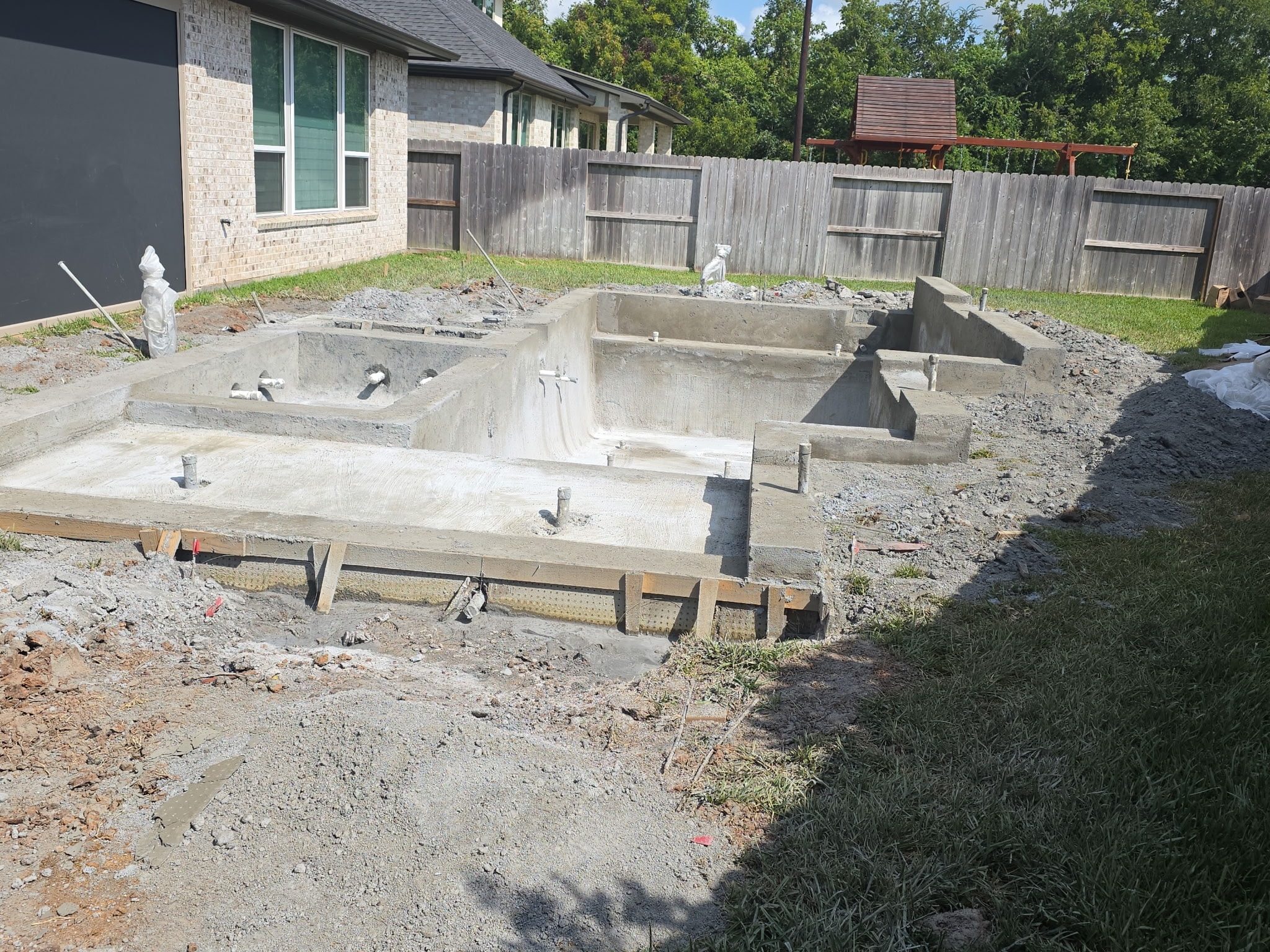 Pool construction cleanup project 3