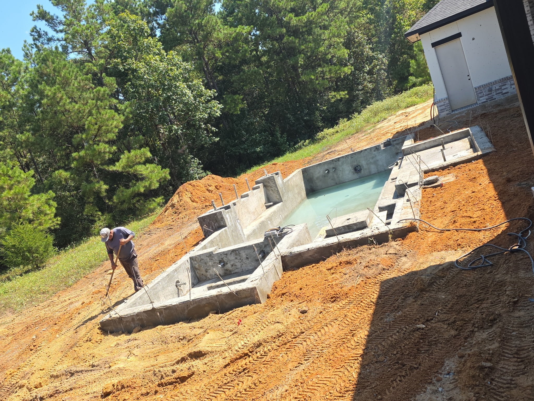 Allscape Outdoors equipment on a job site