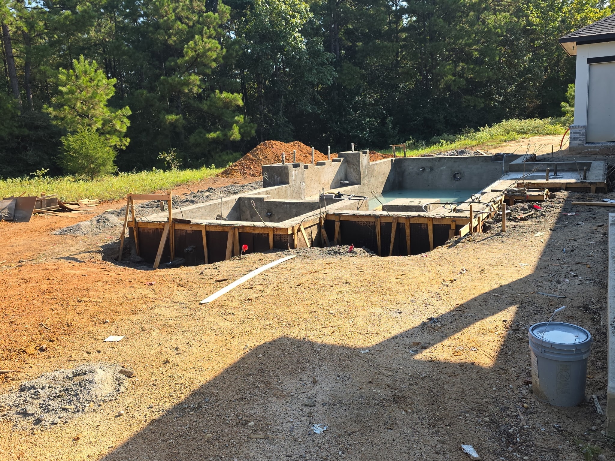Pool construction cleanup project 6